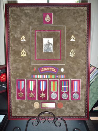 Military Medals Framed & Preserved