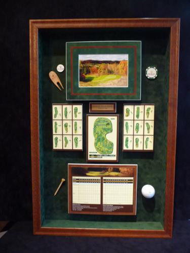 Hockley Valley Golf Memorabilia Framed