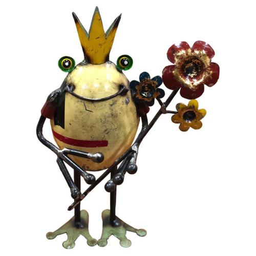 Frog King with Flowers ($35.99)